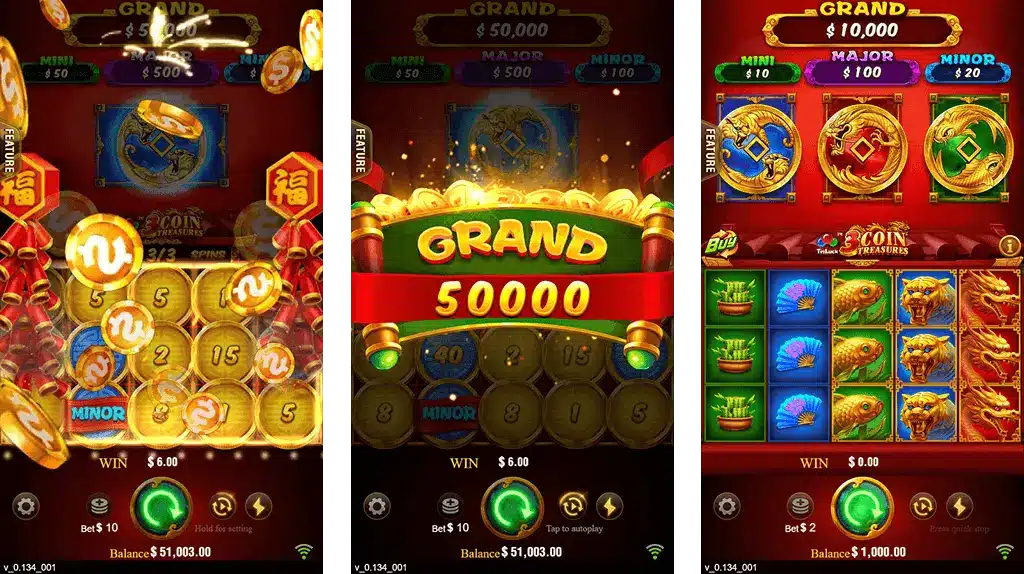 3 Coins Come11Bonus Bonus